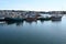 Port of Concarneau in Brittany on a sunny day