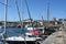 Port of Concarneau in Brittany on a sunny day