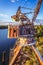 Port crane in Chernobyl Exclusion Zone, Ukraine