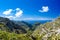 Port de Sa Calobra - beautiful coast street and landscape of  Mallorca, Spain