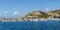 Port dâ€™Andratx marina with boats on Mallorca travel traveling holidays vacation panorama in Spain