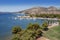 Port and embankment from the fortress of the city of Trogir