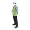 Port Engineer Uniform With Hardhat 3D Illustration