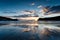 Port Erin beach at sunset