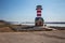 Port of Grafton Lighthouse on the Mississippi River