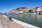 Port, historical monuments street buildings,Tuscany, Marina di Grosseto, Castiglione Della Pescaia, Italy