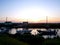 The port of La Cayenne, a summer evening