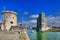 Port of La Rochelle Fortified Entrance in France