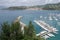 port of Lerici Italy overview from above