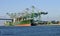 Port of Long Beach California industrial facility