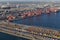 Port of Long Beach Industrial Aerial View