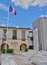 Port Louis, Guadeloupe, France - may 10 2010 : old courthouse and the war memorial