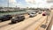 Port of Miami Beach - view from Mc Arthur Causeway - MIAMI, USA APRIL 10, 2016