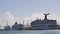 Port Miami cruise ships 4k