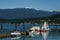 Port Moody Canada - May 28, 2017, Rocky Point Spray Park, sailboat sport activities