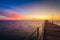 Port Noarlunga jetty at dusk