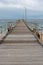 The Port Noarlunga Jetty with no people in South Australia on 23rd August 2018