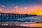 Port Noarlunga jetty at picturesque sunset