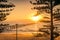 Port Noarlunga jetty at sunset