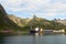 The port of Nyvoagar in Lofoten