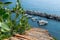 The port of Riomaggiore seen from the cliff, Cinque Terre, La Spezia, Italy