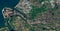 Port of Rotterdam from space