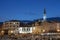 Port of Rovinj in the evening in Croatia