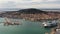 Port of SÃ¨te in autumn, in Herault, in Occitanie, France