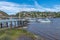 Port at Tamar river in Launceston, Australia