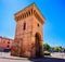 Porta Castiglione in Bologna landmark in Emilia Romagna - Italy