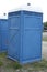 Porta potty blue