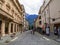 Porta Pretoria street, Aosta, Italy