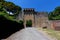 Porta San Matteo city wall fortification tower San Gimignano, Siena, Tuscany, Italy