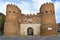 Porta San Paolo at Aventine hill in Rome, Italy