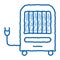 Portable Air Climate System On Vector Rollers