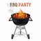 Portable Barbecue Grill Illustration