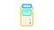 portable cash register color icon animation