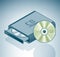 Portable CD-ROM drive