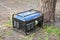 Portable Diesel Generator in the garden