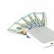 Portable drive USB on dollars pile for data is money concept