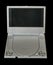 Portable DVD Player Isolated on