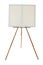 Portable easel with blank canvas