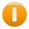 Portable flash drive icon orange