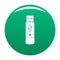 Portable flash drive icon vector green