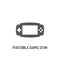 Portable game icon simple flat style vector illustration