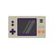 portable game player. Old portable console games. Retro games gadget of the 90s. portable classic console game pad flat design