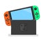 Portable gaming device touch screen with colorful controller Vector