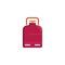 Portable gas tank flat icon