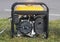 Portable gasoline generator, close-up, alternator, electricity, equipment