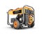 Portable gasoline generator isolated on a white background 3d render